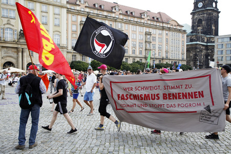 Demonstration 'Unteilbar' in Dresden