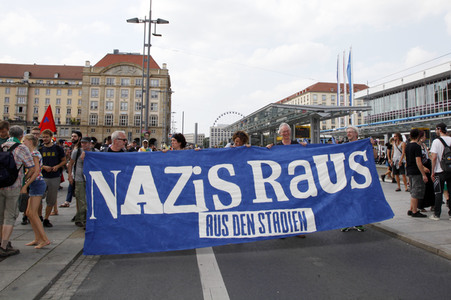 Demonstration 'Unteilbar' in Dresden