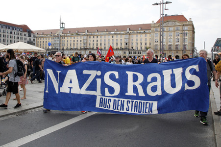 Demonstration 'Unteilbar' in Dresden