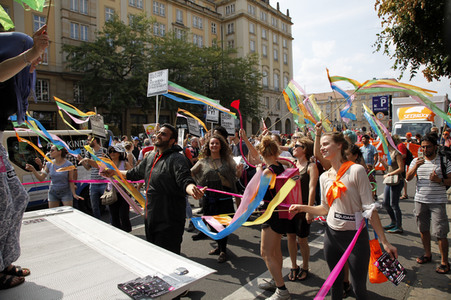 Demonstration 'Unteilbar' in Dresden