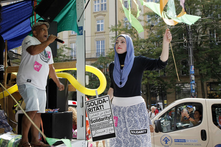 Demonstration 'Unteilbar' in Dresden