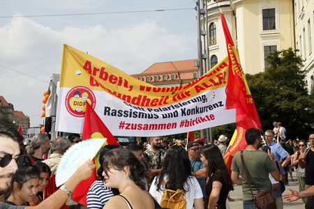 Demonstration 'Unteilbar' in Dresden