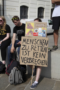 Demonstration 'Unteilbar' in Dresden