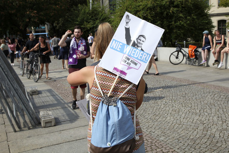 Demonstration 'Unteilbar' in Dresden