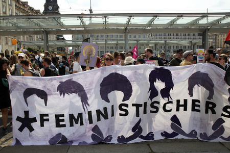 Demonstration 'Unteilbar' in Dresden