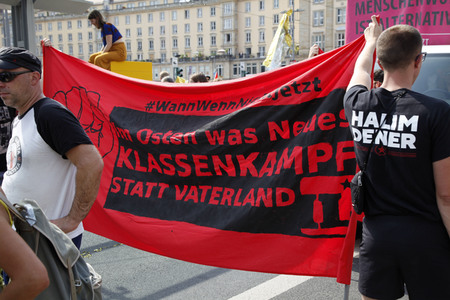Demonstration 'Unteilbar' in Dresden
