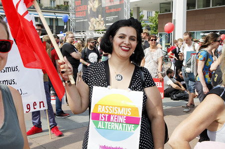 Demonstration 'Unteilbar' in Dresden