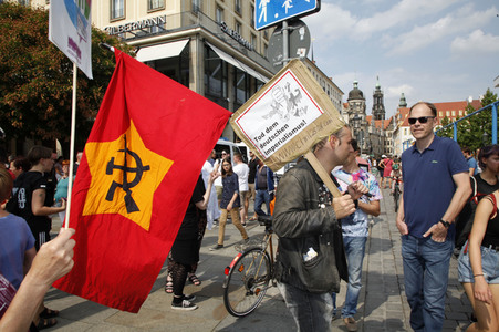 Demonstration 'Unteilbar' in Dresden