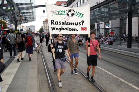 Demonstration 'Unteilbar' in Dresden