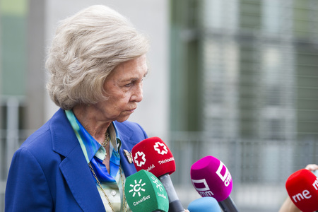 Die spanischen Royals zu Besuch im Hospital Universitario Quirónsalu in Pozuelo de Alarcón