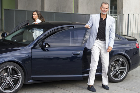 Die spanischen Royals zu Besuch im Hospital Universitario Quirónsalu in Pozuelo de Alarcón