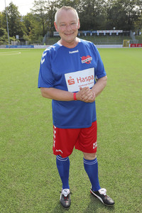 Benefiz-Fußballspiel 'Kicken mit Herz' 2019 in Hamburg