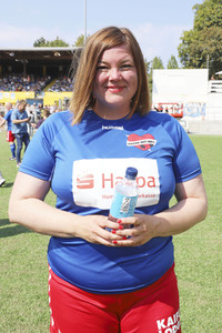 Benefiz-Fußballspiel 'Kicken mit Herz' 2019 in Hamburg