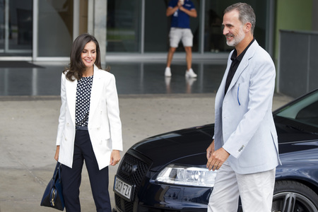 Die spanischen Royals zu Besuch im Hospital Universitario Quirónsalu in Pozuelo de Alarcón