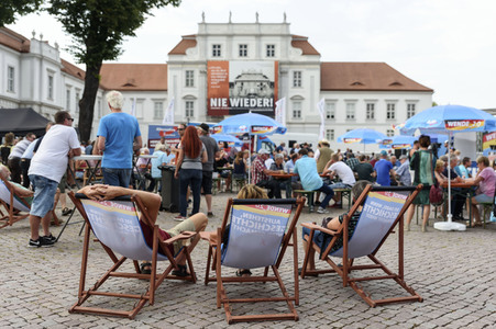 Wahlkampfveranstaltung der AfD in Oranienburg