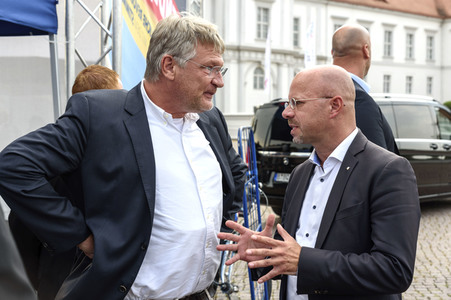Wahlkampfveranstaltung der AfD in Oranienburg