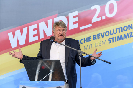 Wahlkampfveranstaltung der AfD in Oranienburg