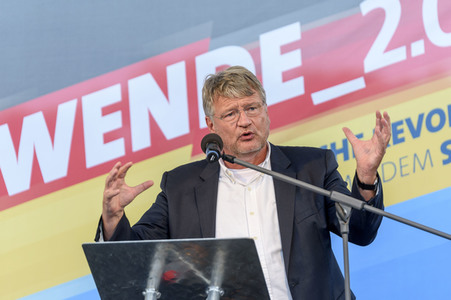 Wahlkampfveranstaltung der AfD in Oranienburg