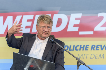 Wahlkampfveranstaltung der AfD in Oranienburg