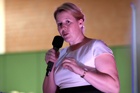 Franziska Giffey in Hannover