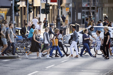 Sybolfoto Fußgänger