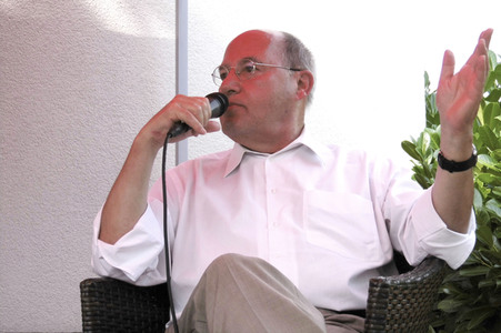 Wahlkampfveranstaltung der Partei Die Linke in Weißwasser