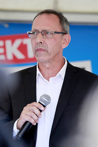 Wahlkampfabschluss der sächsischen AfD in Görlitz