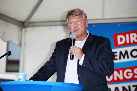 Wahlkampfabschluss der sächsischen AfD in Görlitz