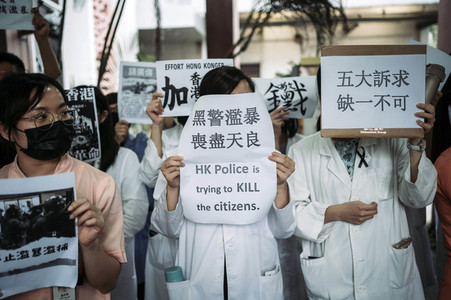 Streiks in Hongkong