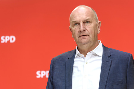Pressekonferenz der SPD nach den Landtagswahlen in Brandenburg und Sachsen in Berlin
