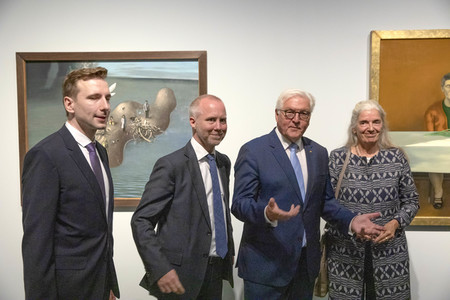 Eröffnung der Ausstellung 'Utopie und Untergang Kunst in der DDR' in Düsseldorf