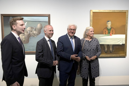 Eröffnung der Ausstellung 'Utopie und Untergang Kunst in der DDR' in Düsseldorf