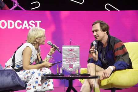 Lars Eidinger auf der IFA 2019 in Berlin