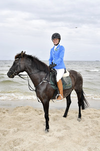 Empfang der Reiter beim Usedom Cross Country 2019