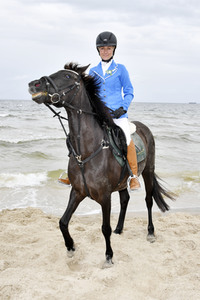 Empfang der Reiter beim Usedom Cross Country 2019