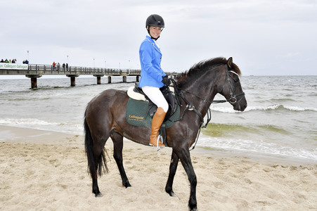 Empfang der Reiter beim Usedom Cross Country 2019