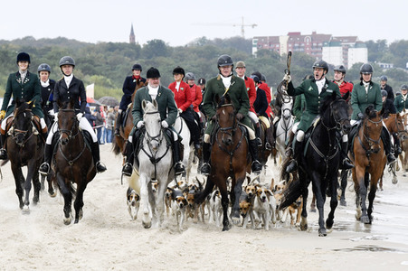 Empfang der Reiter beim Usedom Cross Country 2019
