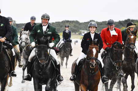 Empfang der Reiter beim Usedom Cross Country 2019