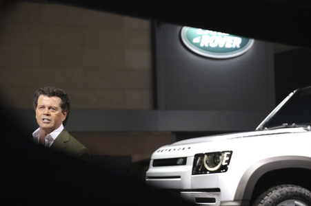 Weltpremiere des Land Rover Defender in Frankfurt