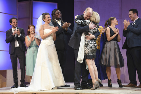 Theaterprobe 'Monsieur Claude und seine Töchter' in München