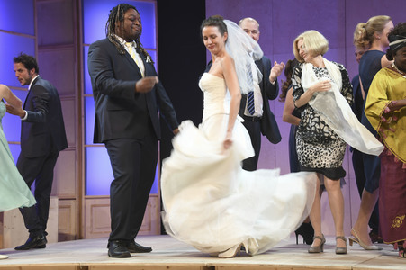 Theaterprobe 'Monsieur Claude und seine Töchter' in München