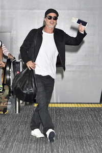 Ankunft von Brad Pitt in Narita