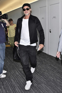 Ankunft von Brad Pitt in Narita