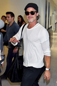 Ankunft von Brad Pitt in Narita