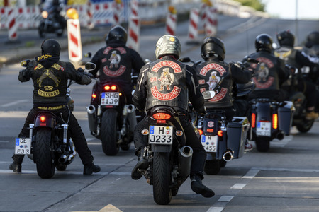 Biker Demo in Berlin