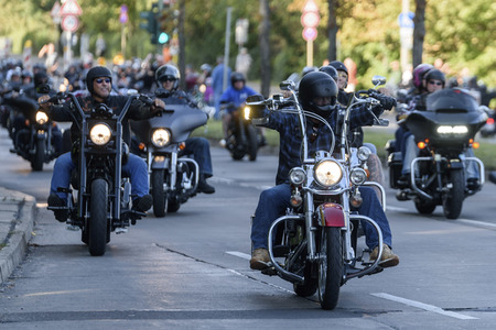 Biker Demo in Berlin