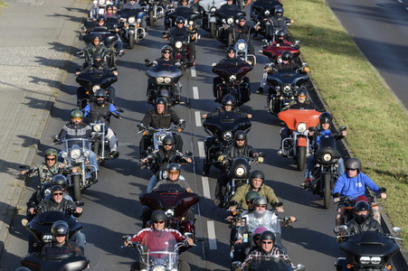 Biker Demo in Berlin