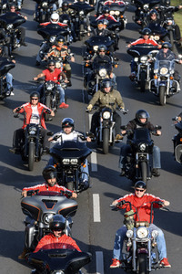 Biker Demo in Berlin