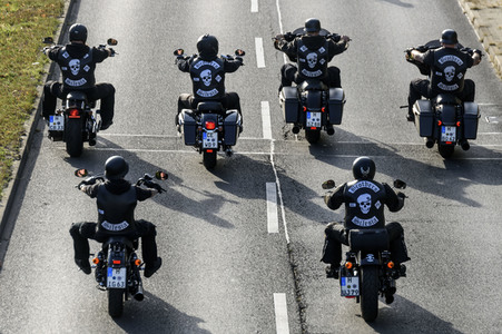 Biker Demo in Berlin