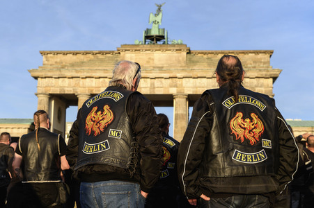 Biker Demo in Berlin